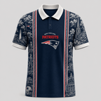 NE x NFL Heritage Cityscape Polo Shirt for Loyal Fans