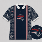 NE x NFL Heritage Cityscape Polo Shirt for Loyal Fans