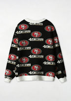 San Francisco 49ers All‑Over Print Lightweight Cardigan