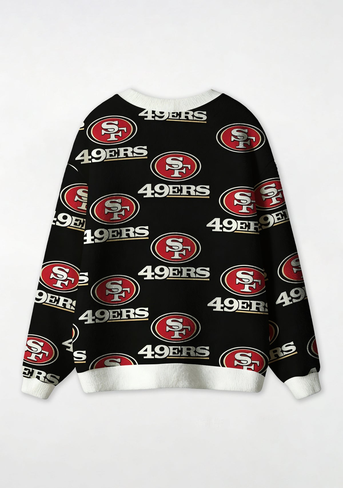 San Francisco 49ers All‑Over Print Lightweight Cardigan