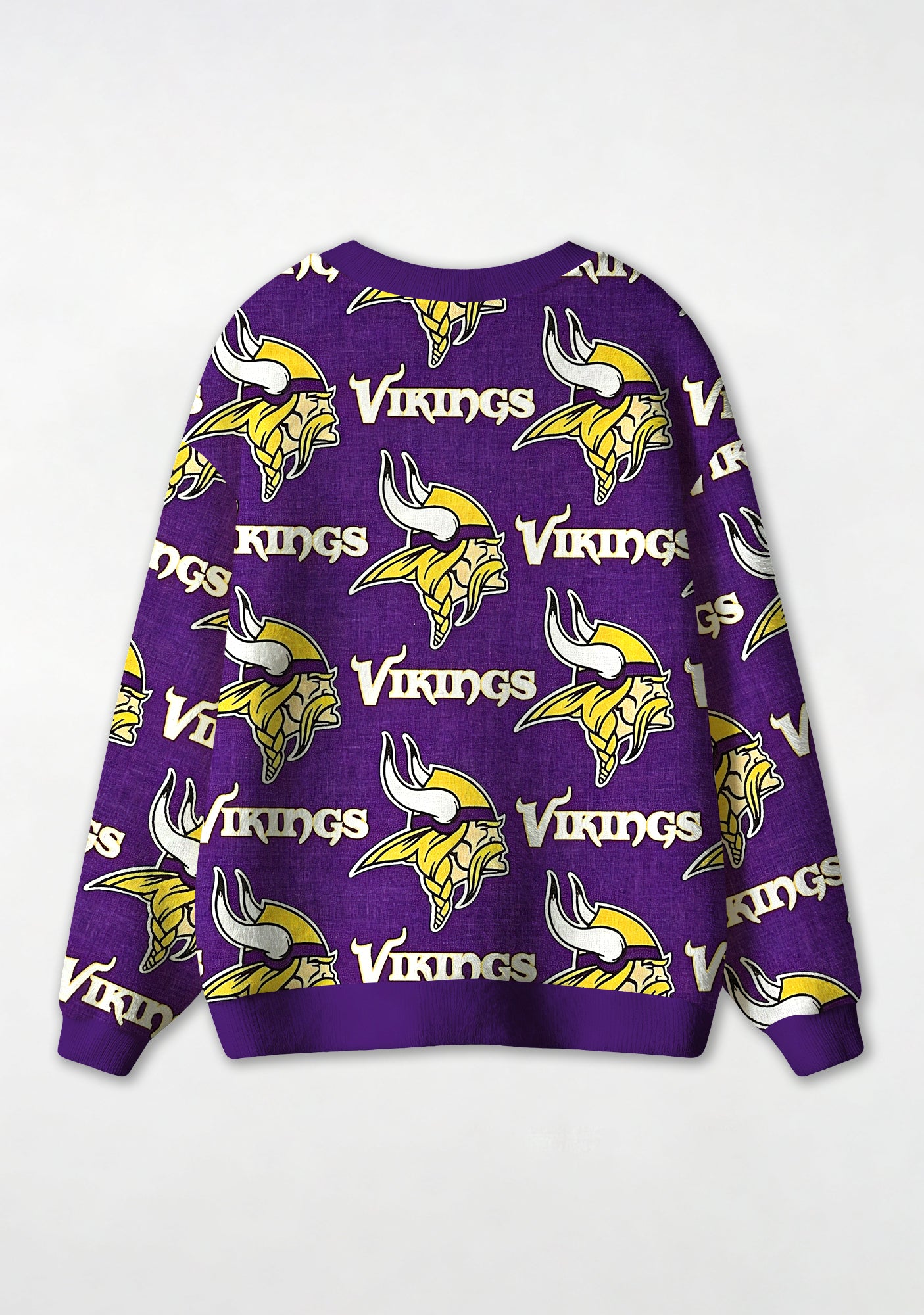 Minnesota Vikings Mascot All‑Over Print Lightweight Cardigan Secondary image