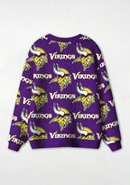 Minnesota Vikings Mascot All‑Over Print Lightweight Cardigan