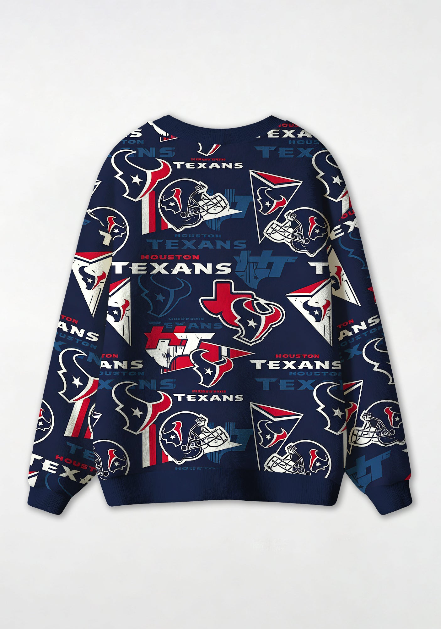 Houston Texans Vintage Graphic All‑Over Print Lightweight Cardigan Secondary image