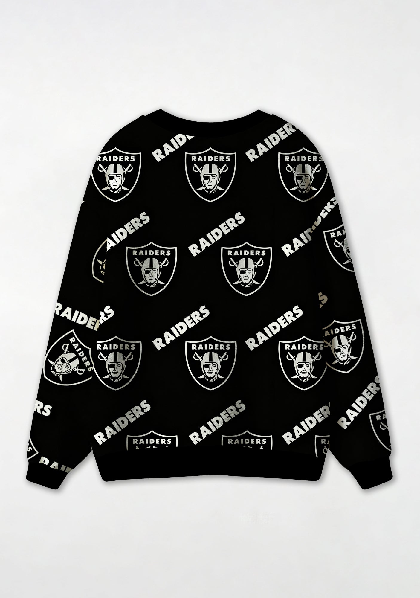 Las Vegas Raiders Classic Shield Logo All‑Over Print Lightweight Cardigan Secondary image
