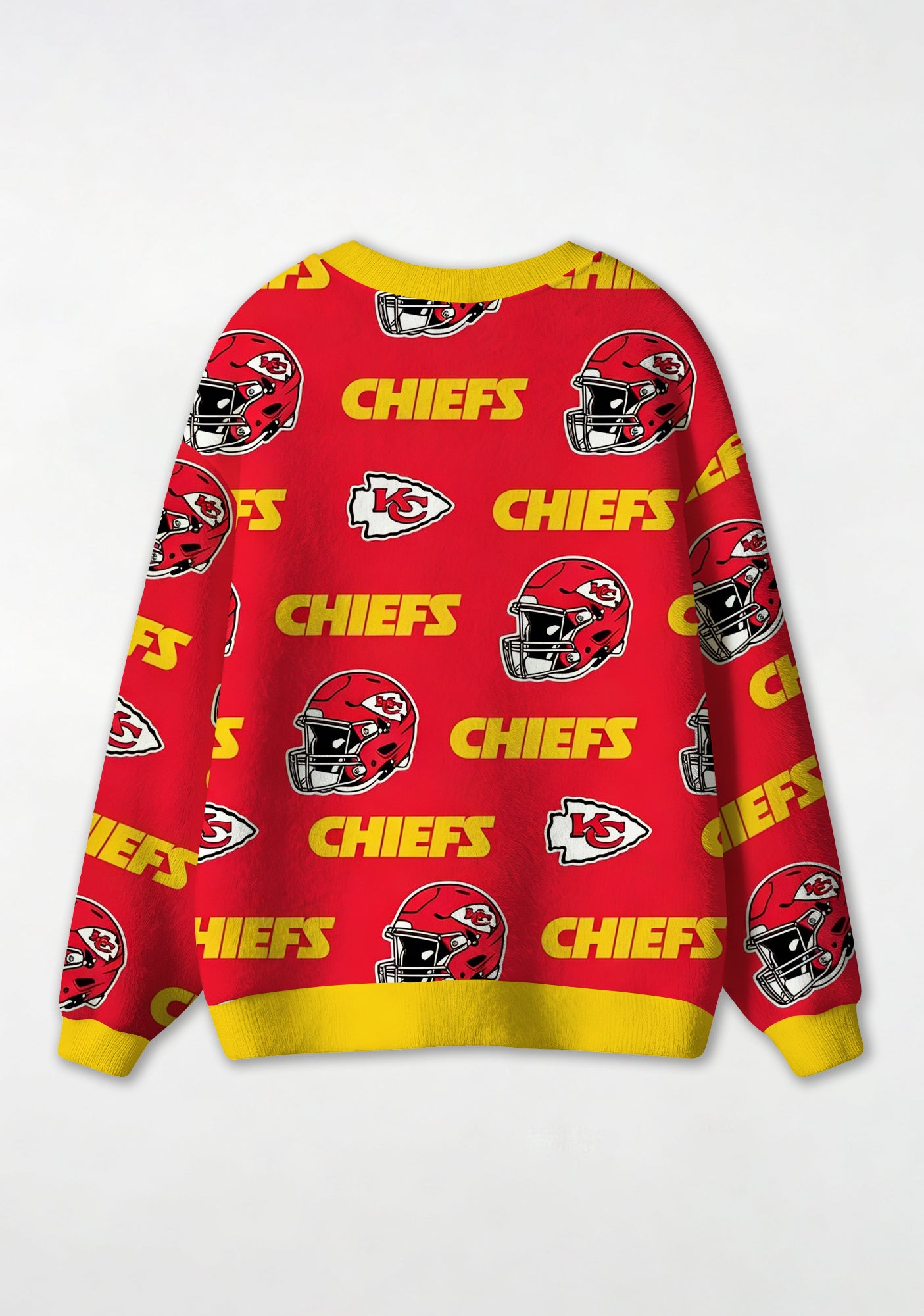 Kansas City Chiefs Helmet & Arrowhead All‑Over Print Lightweight Cardigan Secondary image