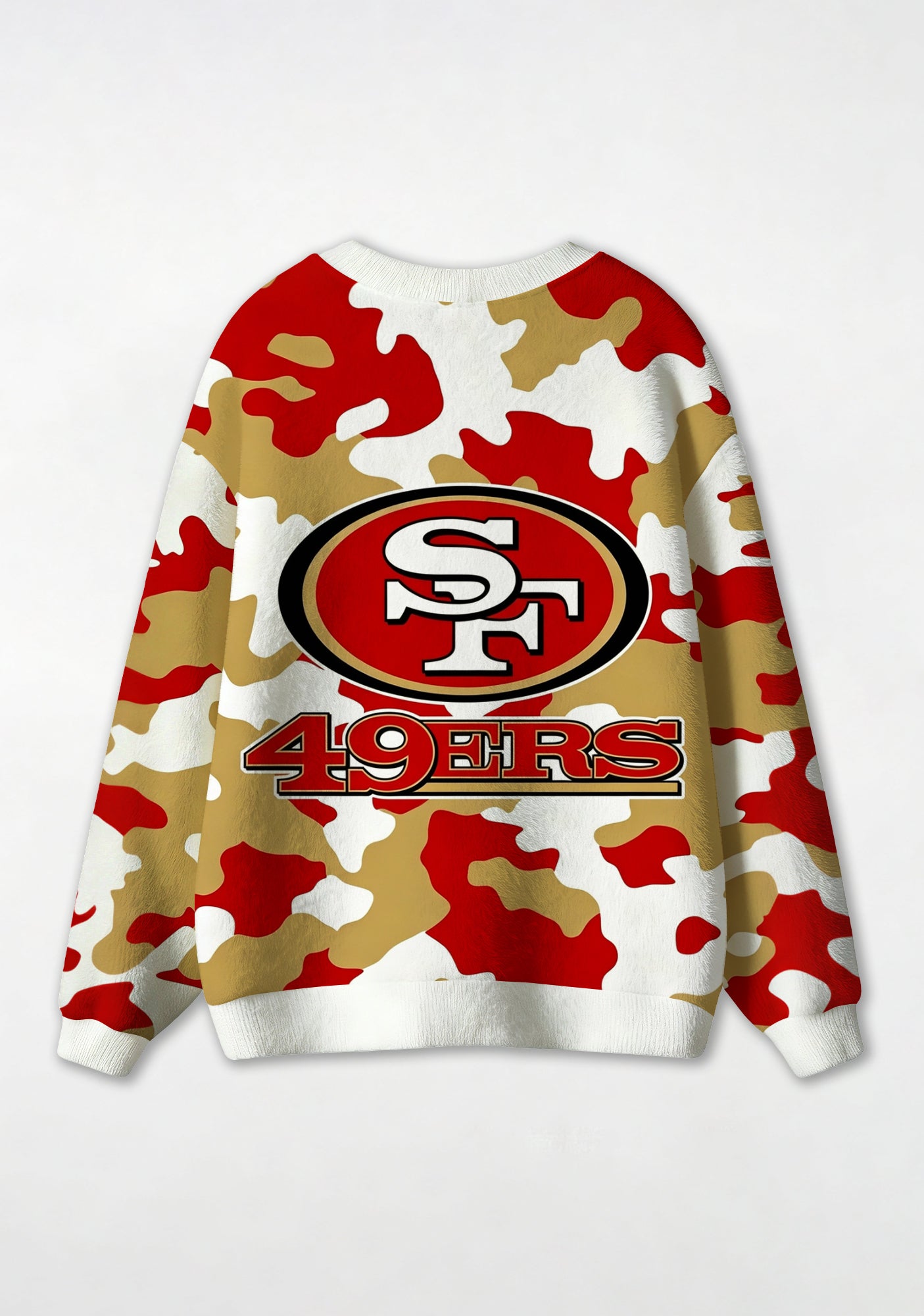San Francisco 49ers Camouflage All‑Over Print Lightweight Cardigan Secondary image