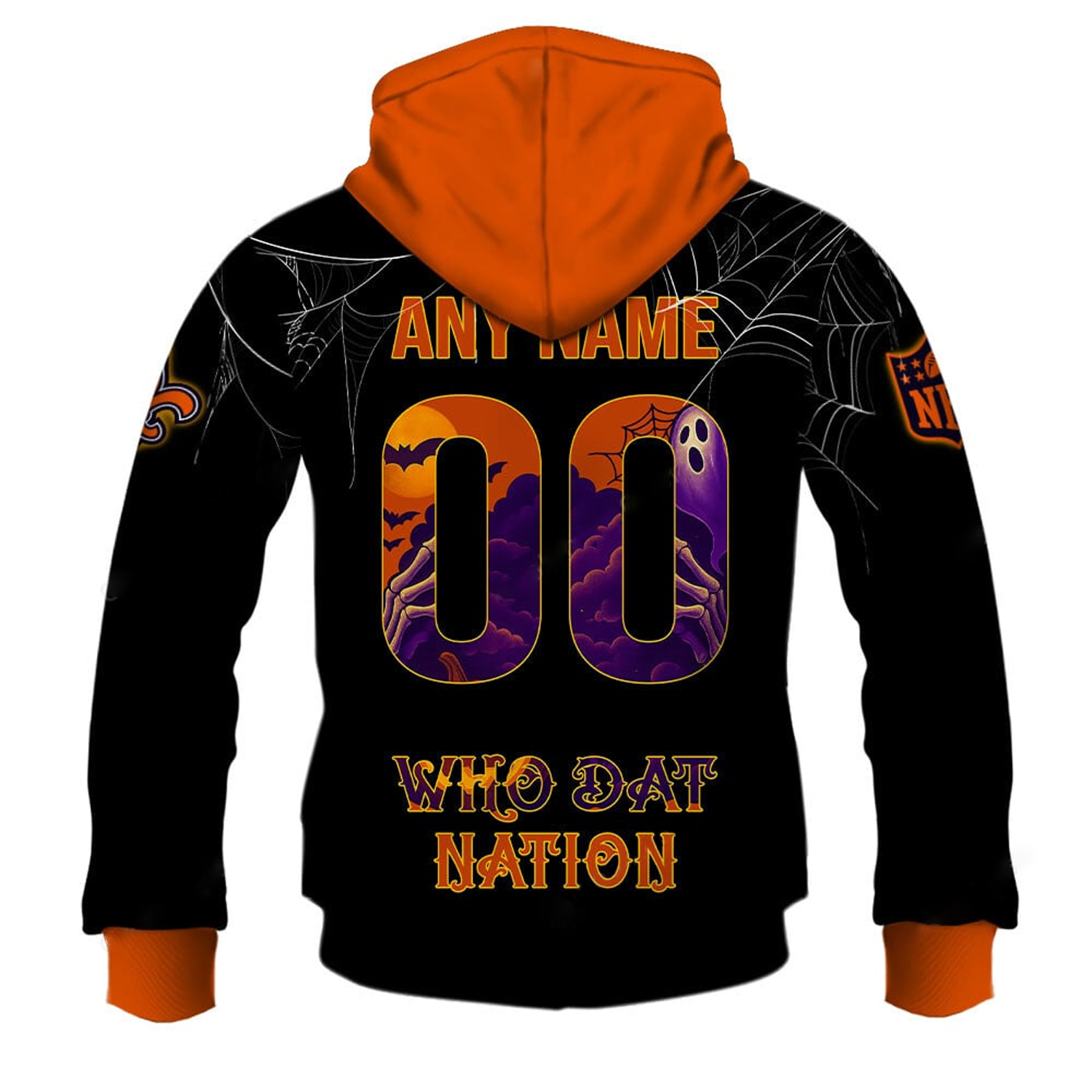 NO X NFL Halloween Night 3D Shirt Secondary image