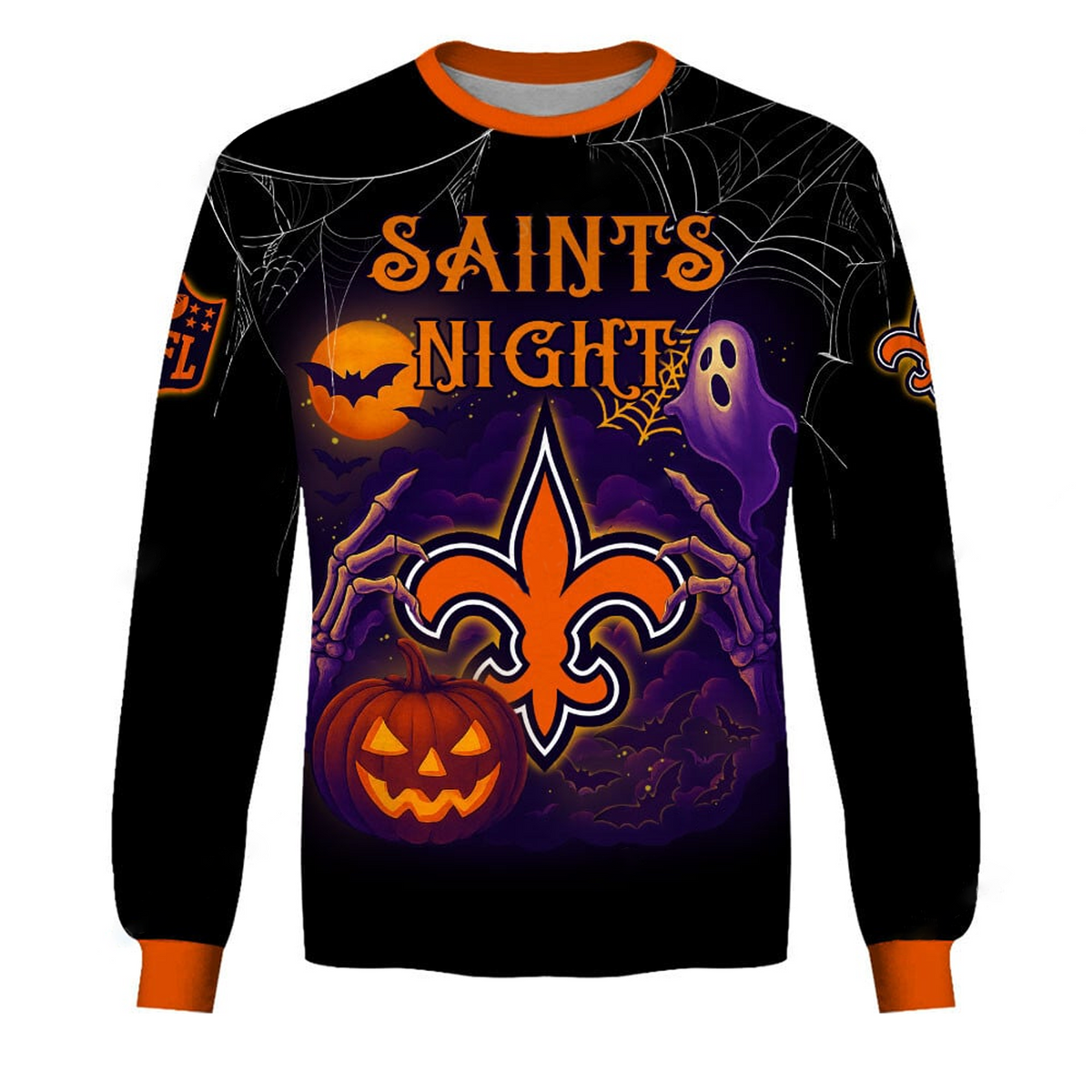 NO X NFL Halloween Night 3D Shirt