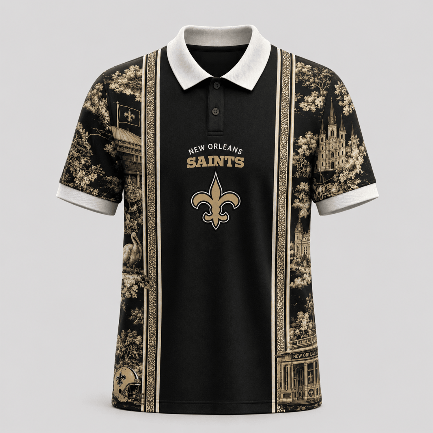 NO x NFL Heritage Cityscape Polo Shirt for Loyal Fans Main image