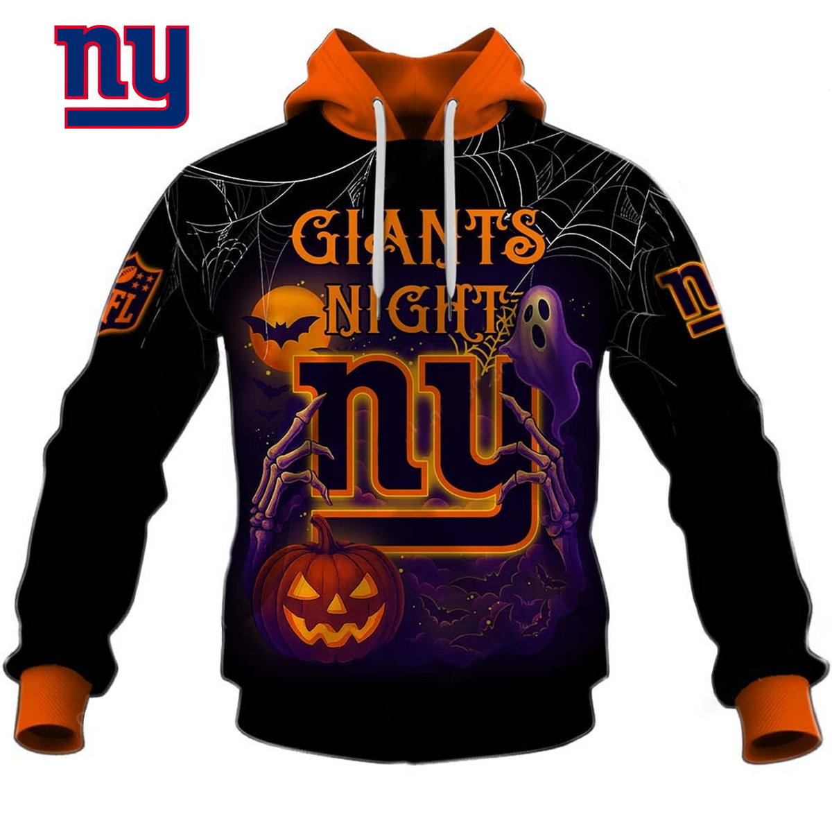 NYG X NFL Halloween Night 3D Shirt Main image