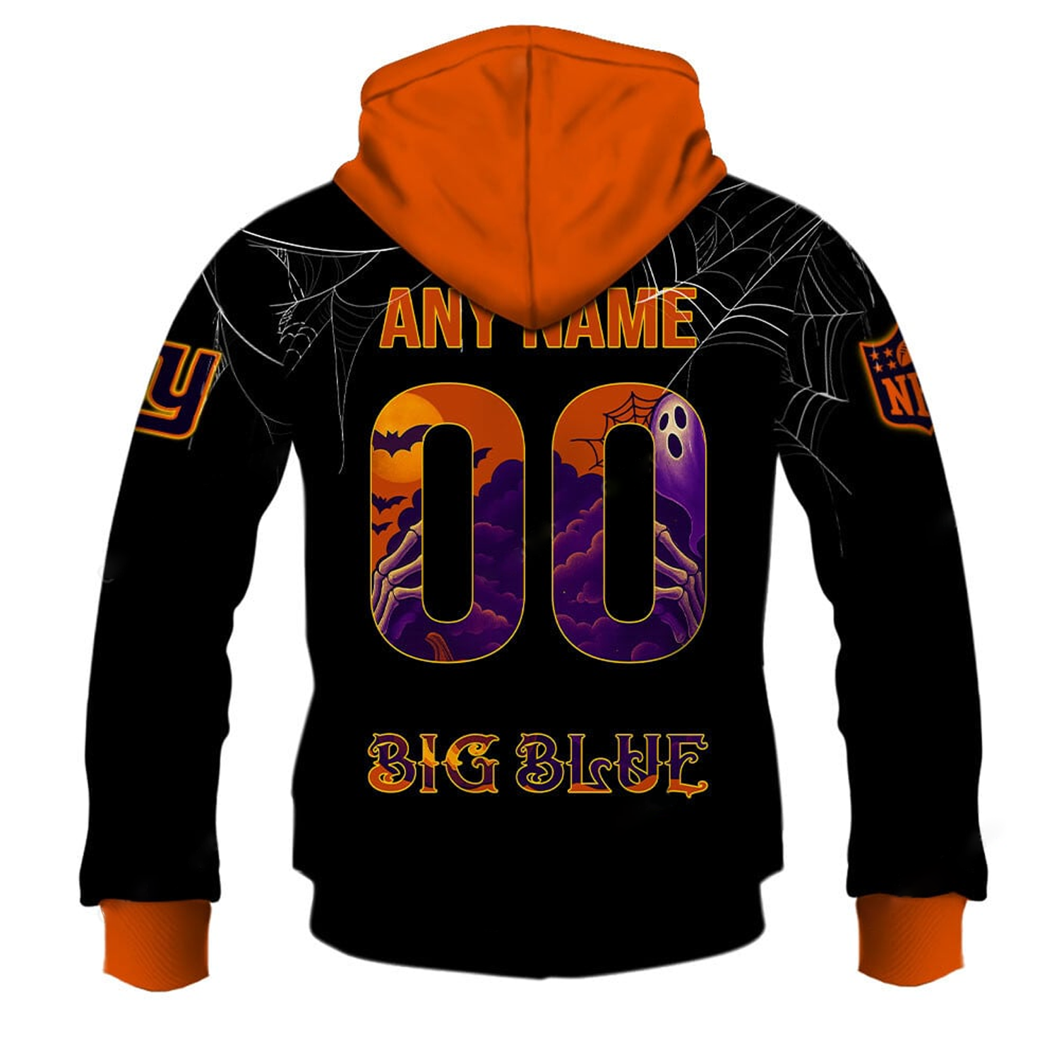 NYG X NFL Halloween Night 3D Shirt Secondary image