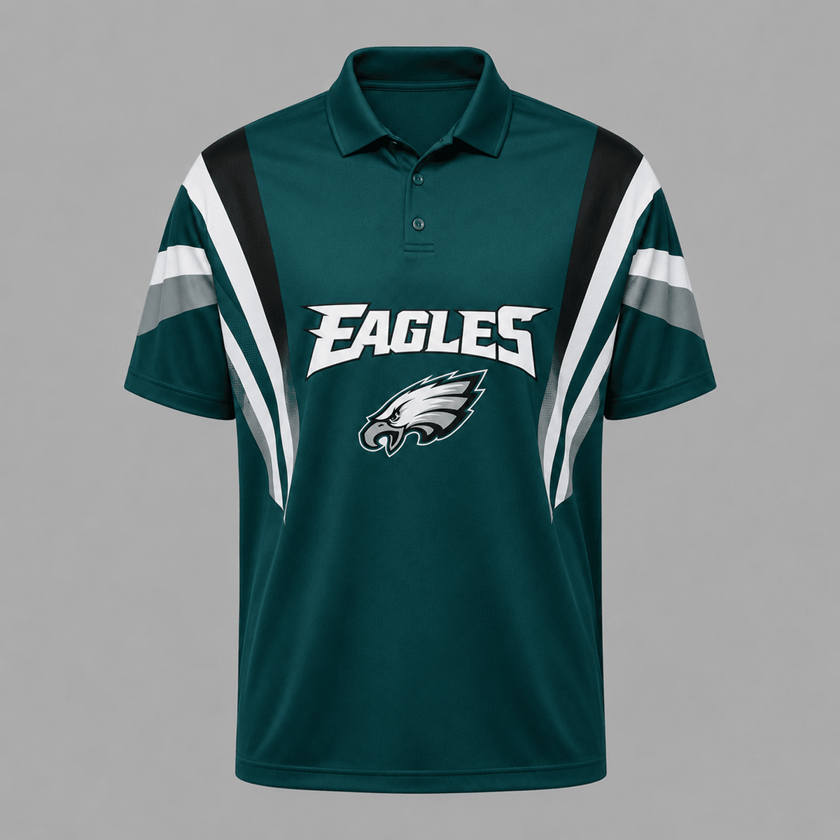 PHI x NFL Sleeve Collared Sports Polo Shirt Main image