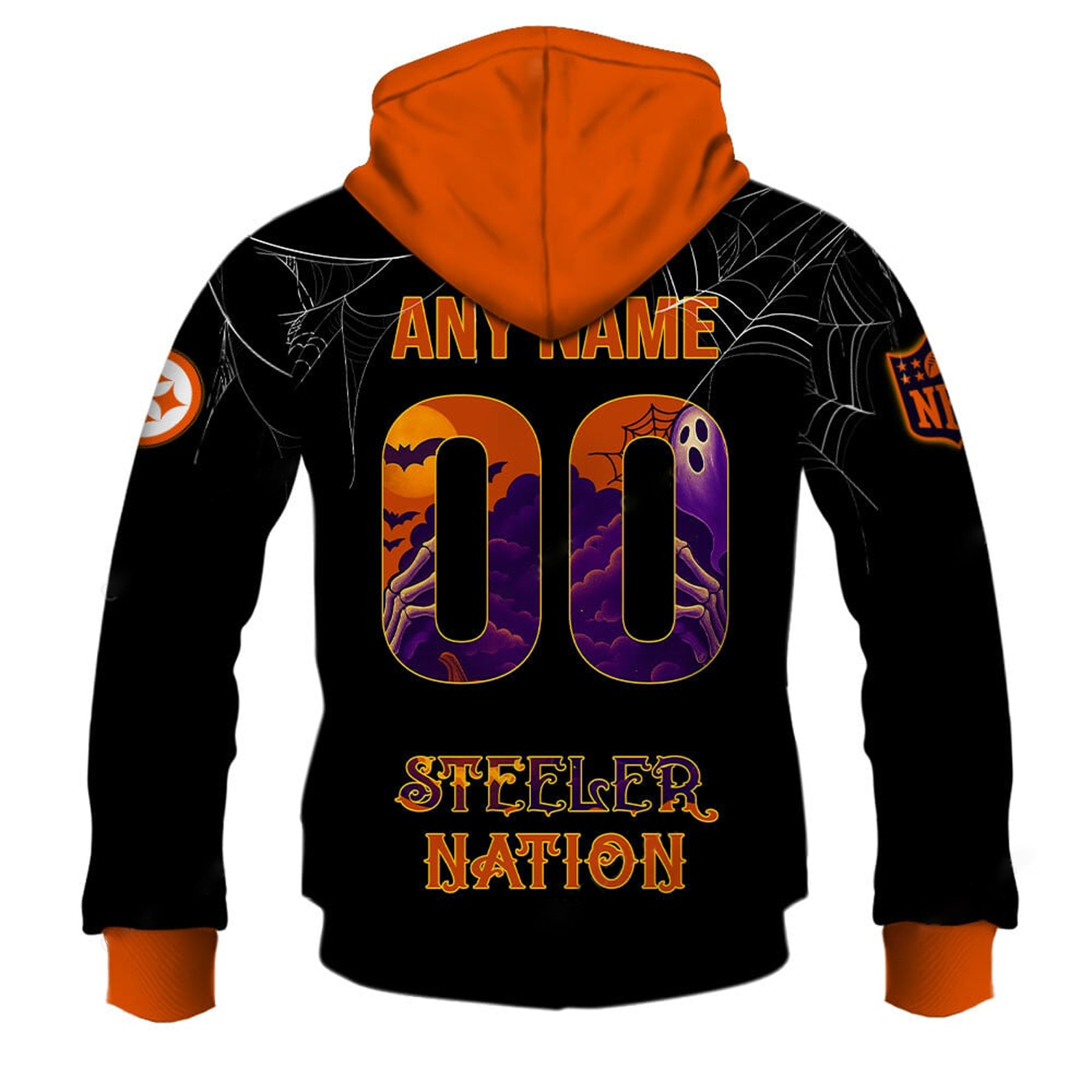 PIT X NFL Halloween Night 3D Shirt Secondary image