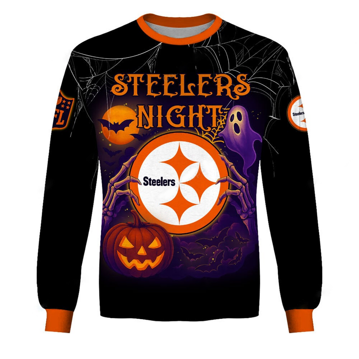 PIT X NFL Halloween Night 3D Shirt