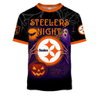 PIT X NFL Halloween Night 3D Shirt