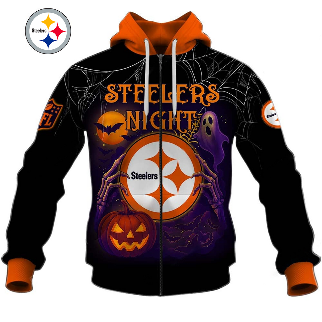 PIT X NFL Halloween Night 3D Shirt