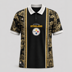 PIT x NFL Heritage Cityscape Polo Shirt for Loyal Fans