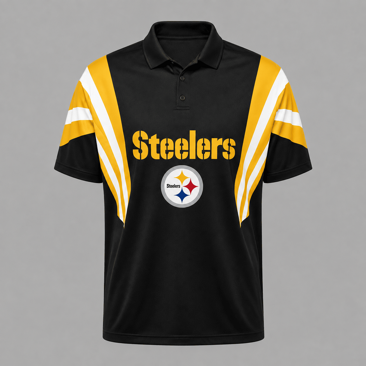 PIT x NFL Sleeve Collared Sports Polo Shirt Main image