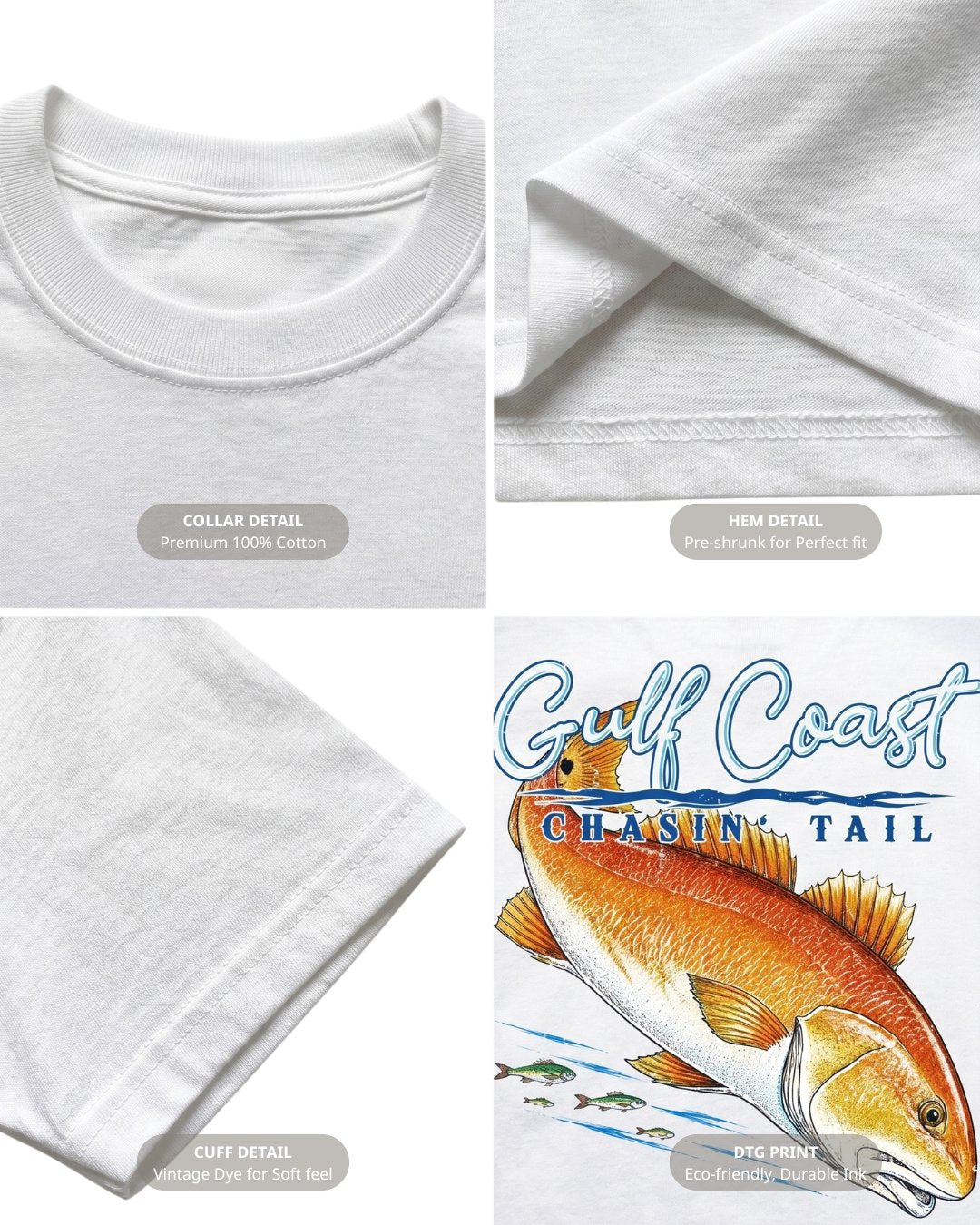 Redfish Chase Lifestyle T-shirt Secondary image