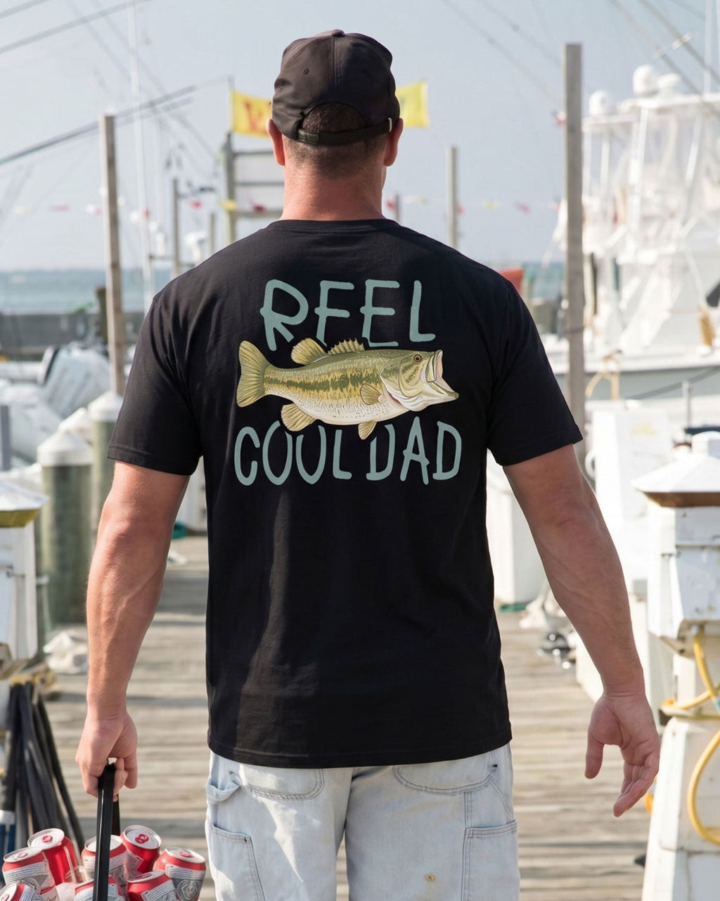 Reel Cool Dad Fishing T-shirt