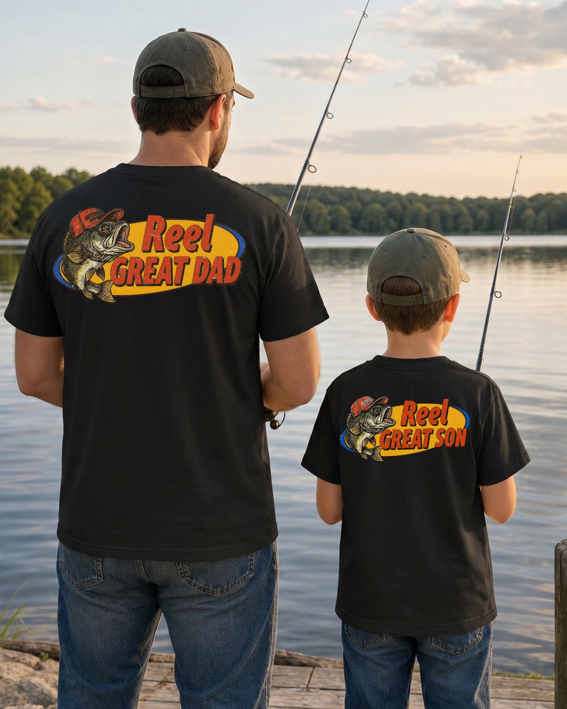 Reel Great Dad T-shirt Main image