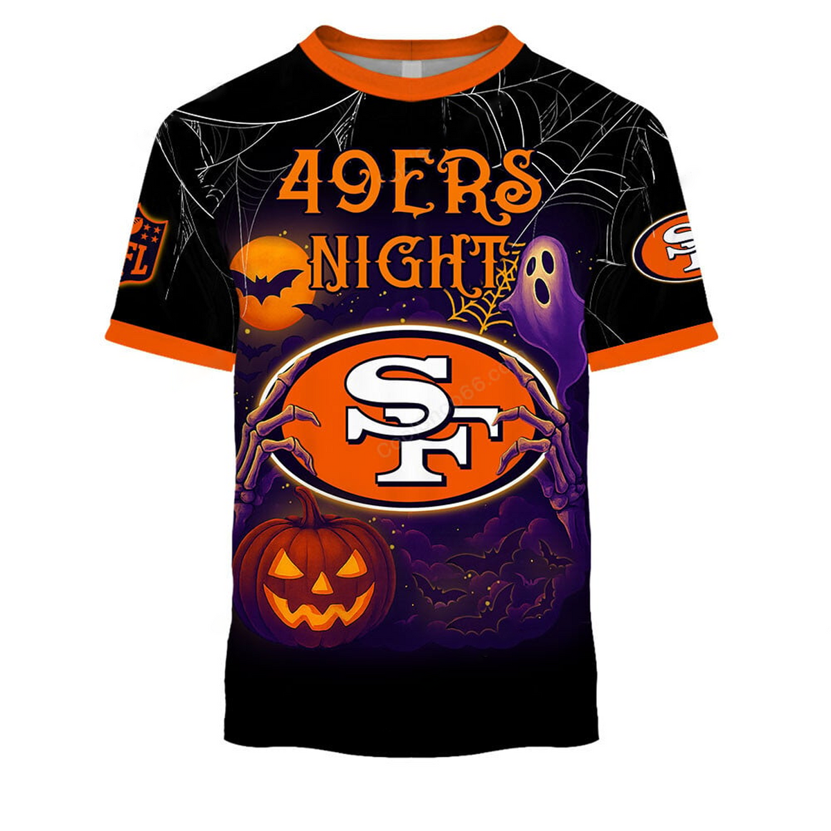 SF X NFL Halloween Night 3D Shirt