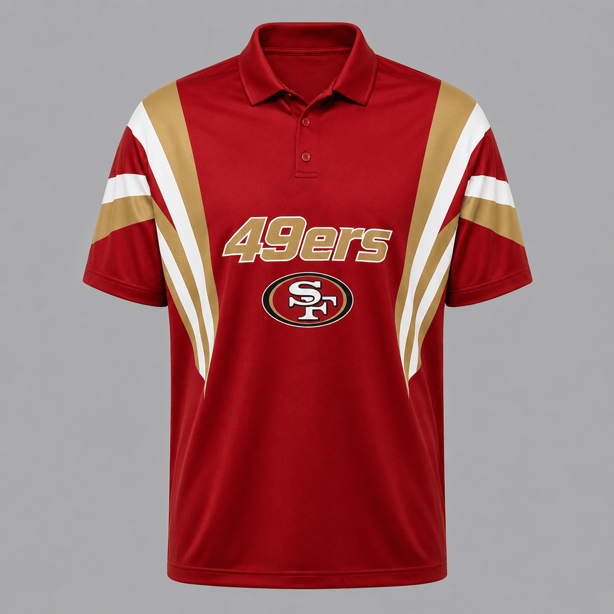 SF x NFL Sleeve Collared Sports Polo Shirt Main image