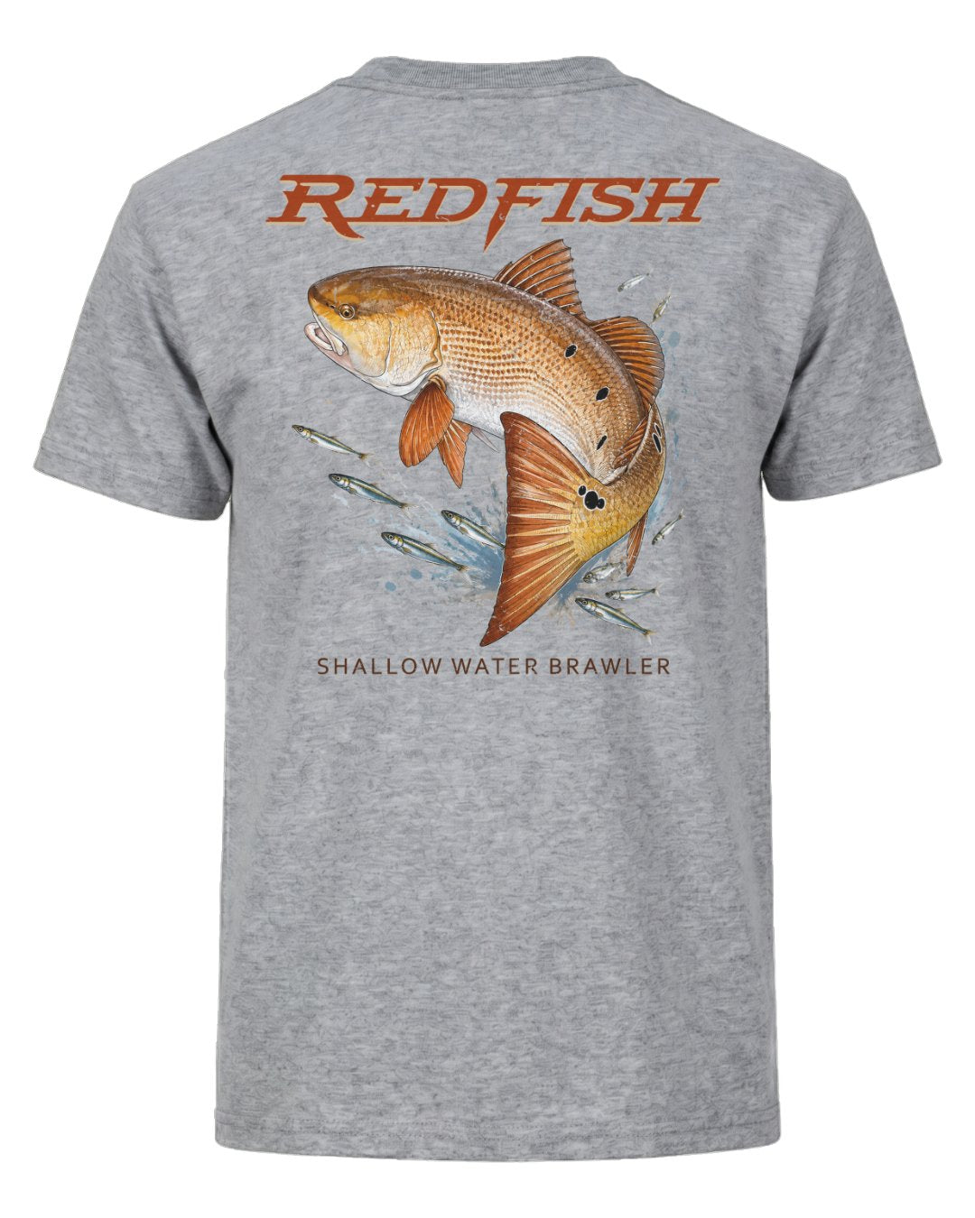 Shallow Water Brawler Redfish T-shirt