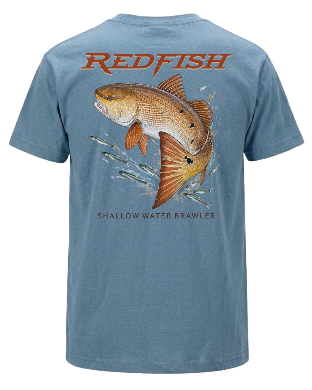 Shallow Water Brawler Redfish T-shirt