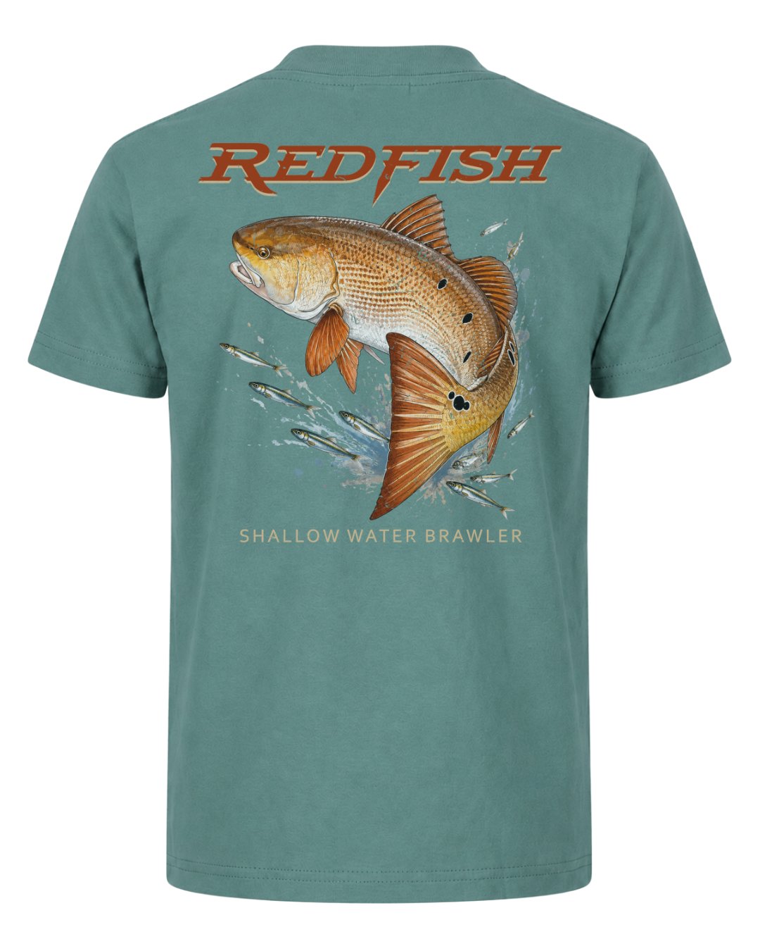 Shallow Water Brawler Redfish T-shirt