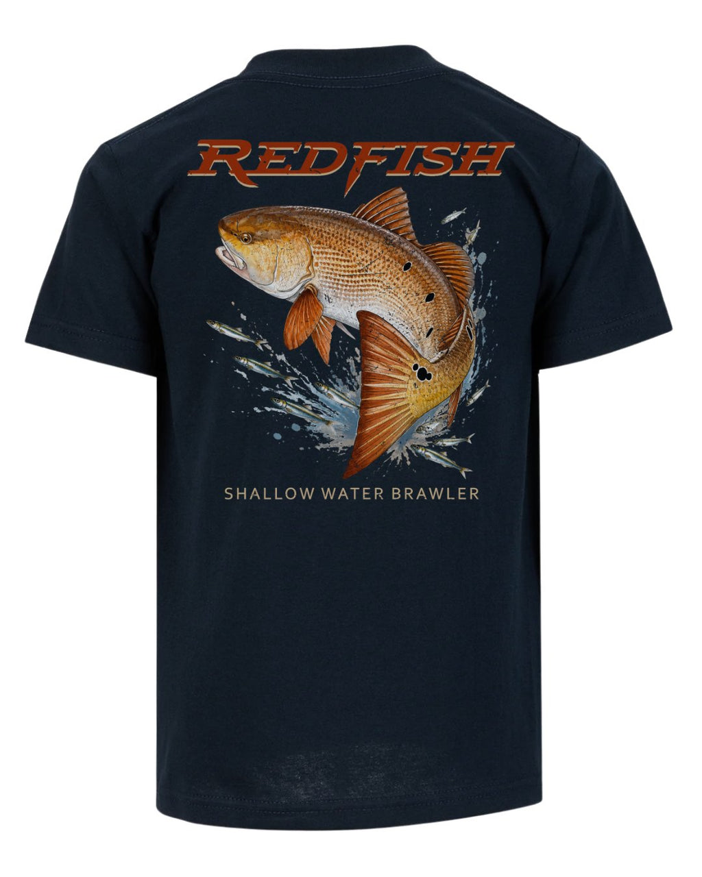 Shallow Water Brawler Redfish T-shirt