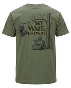 Sit, Wait And Harvest Turkey T-shirt