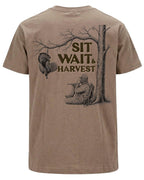 Sit, Wait And Harvest Turkey T-shirt