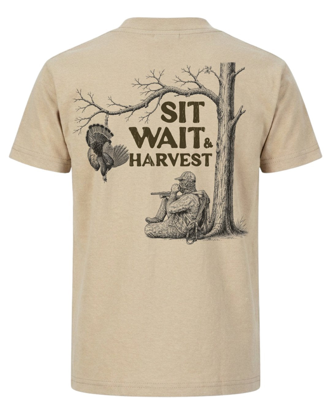 Sit, Wait And Harvest Turkey T-shirt Main image