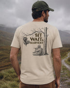 Sit, Wait And Harvest Turkey T-shirt