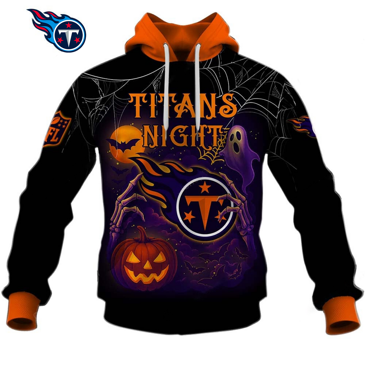 TEN X NFL Halloween Night 3D Shirt