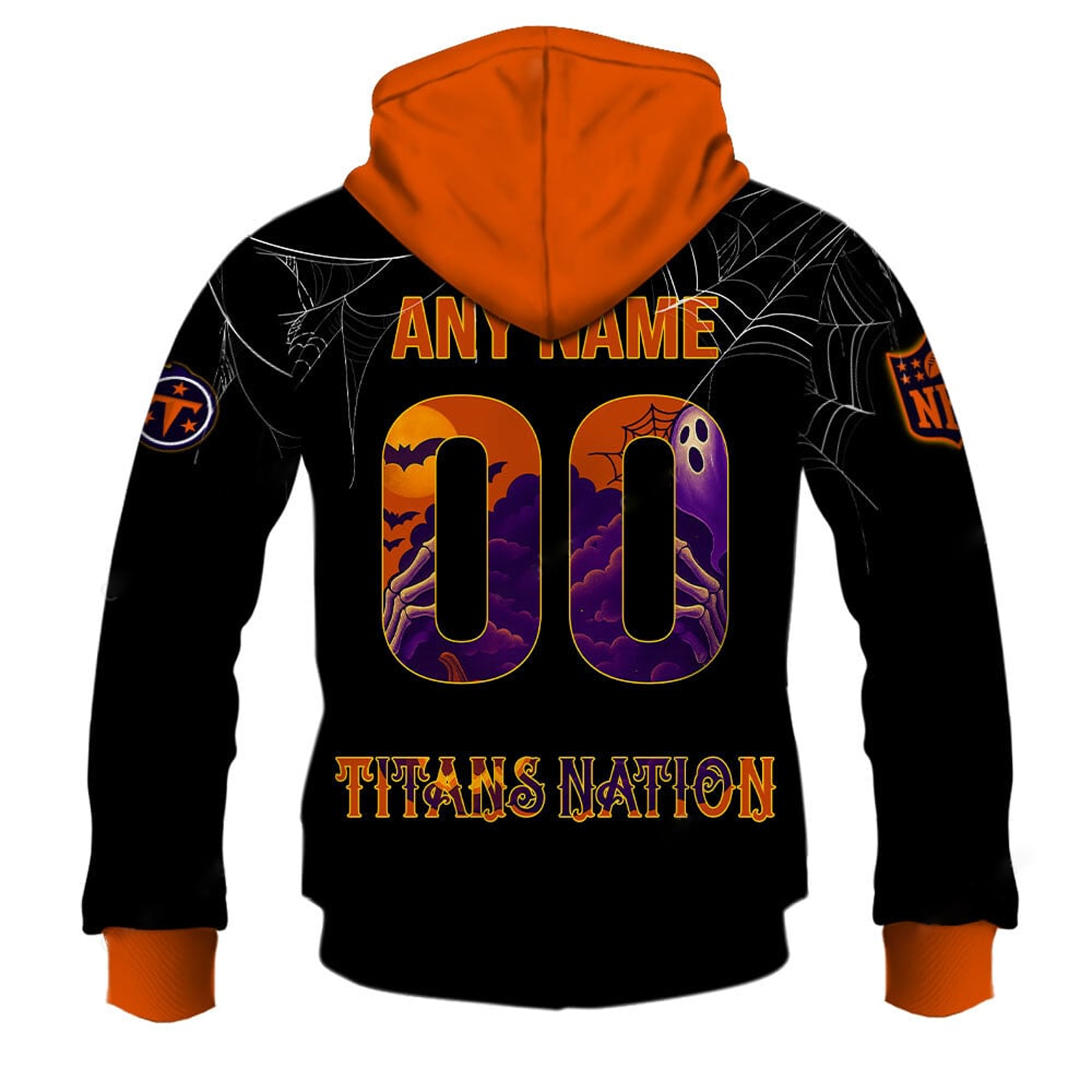 TEN X NFL Halloween Night 3D Shirt Secondary image