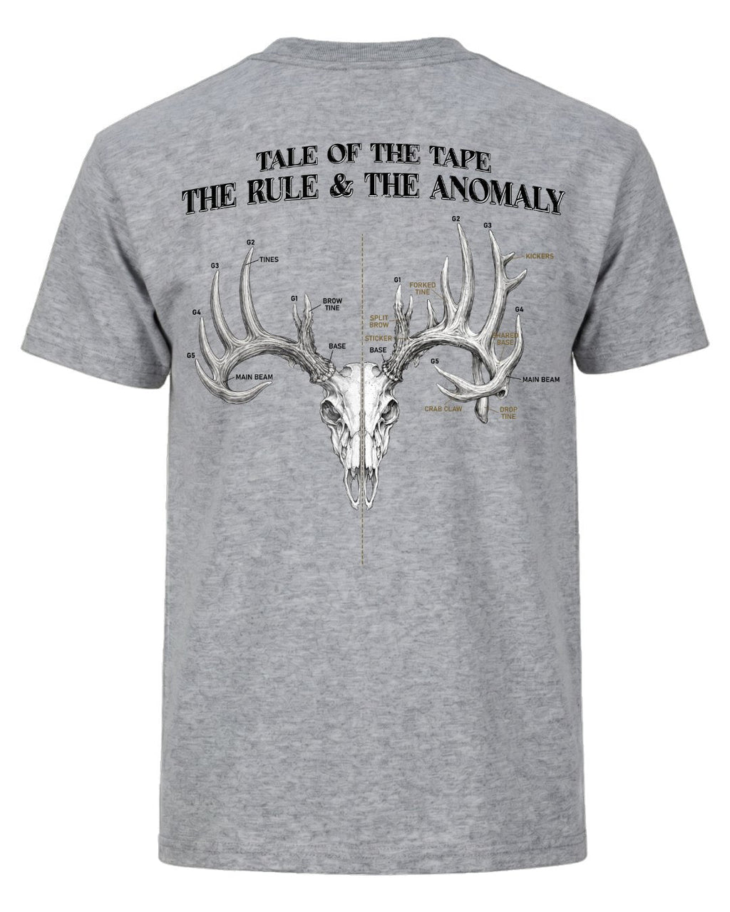 Tale Of The Tape Deer Antler T-shirt