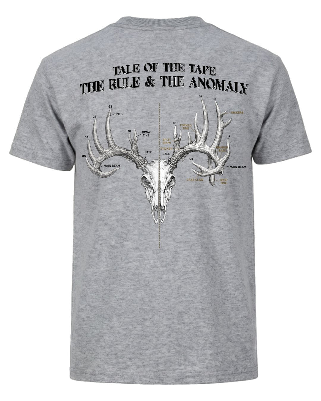 Tale Of The Tape Deer Antler T-shirt