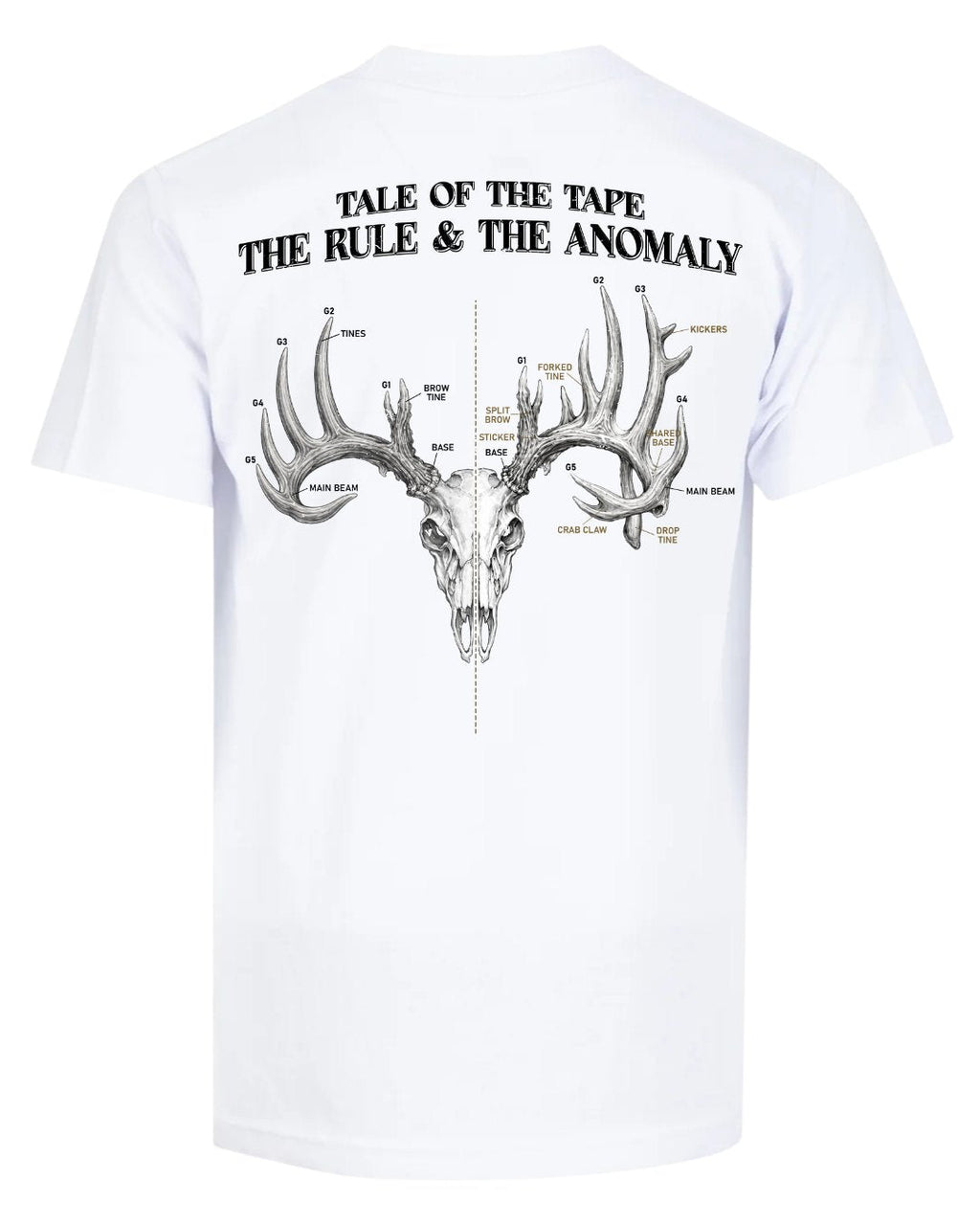 Tale Of The Tape Deer Antler T-shirt