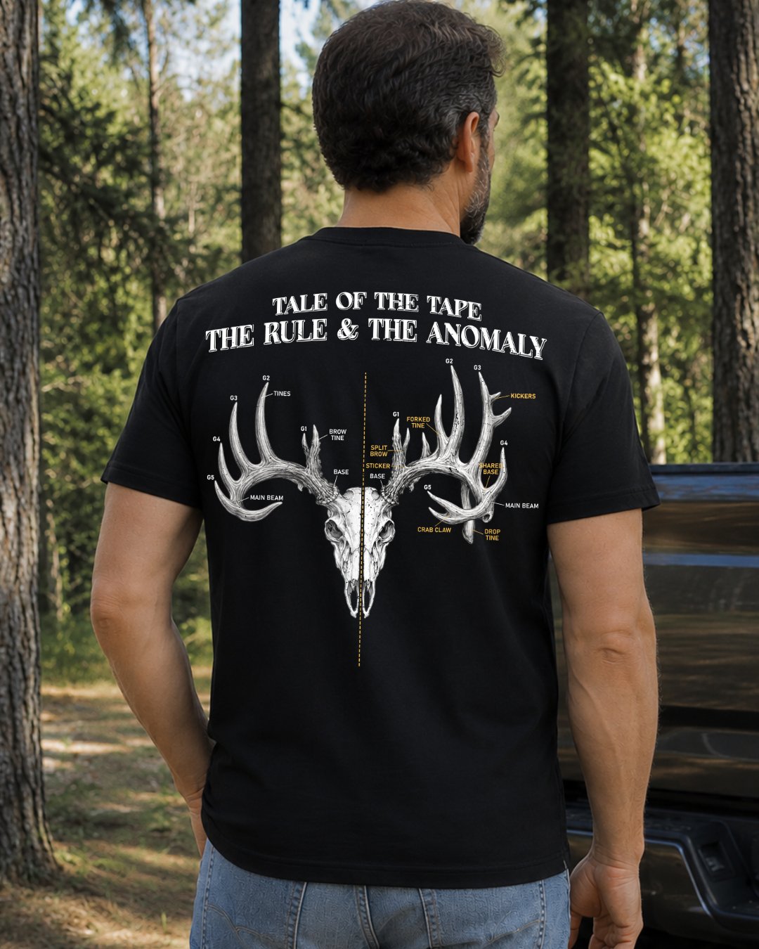 Tale Of The Tape Deer Antler T-shirt