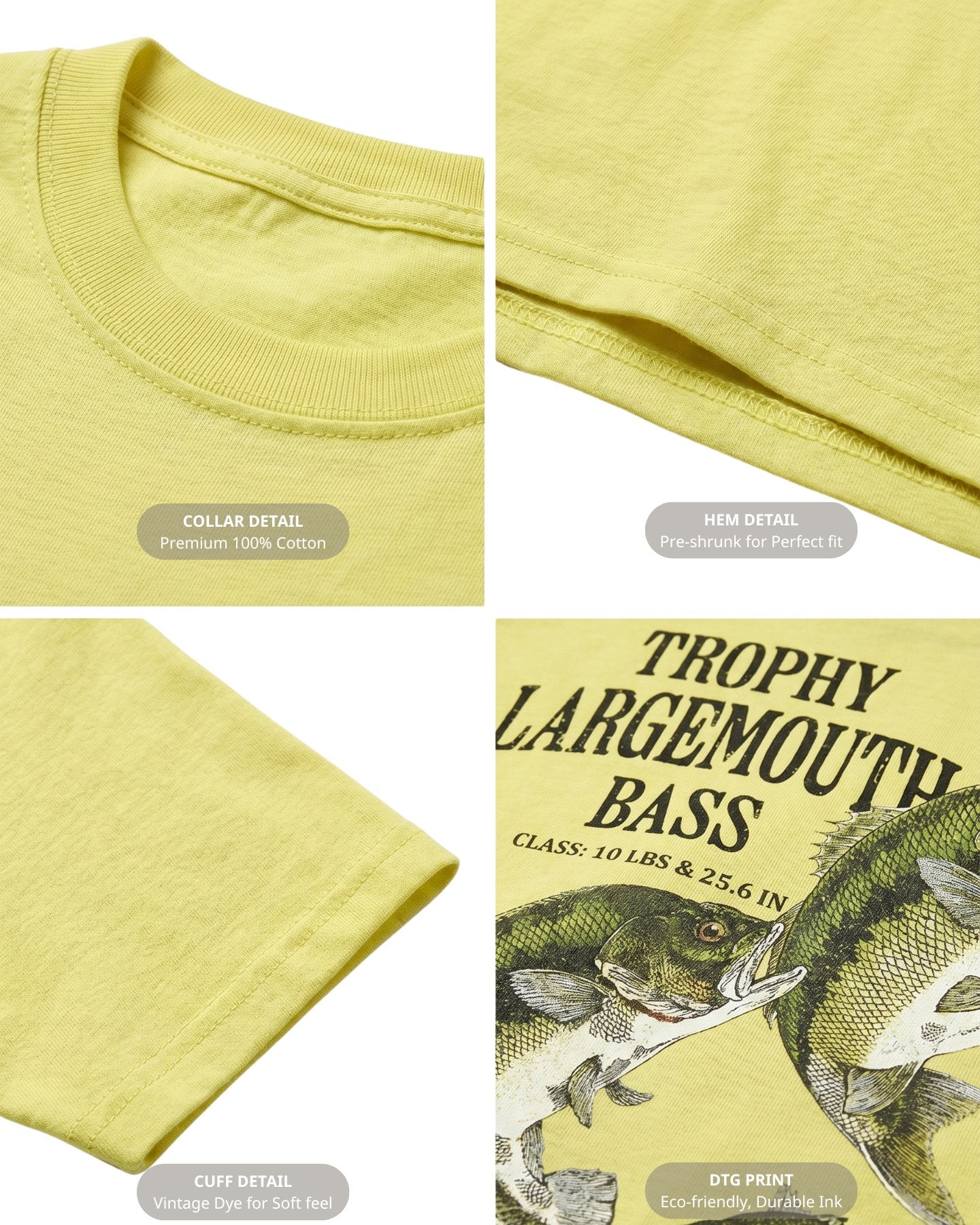 Trophy Largemouth Bass Fishing T-shirt Secondary image