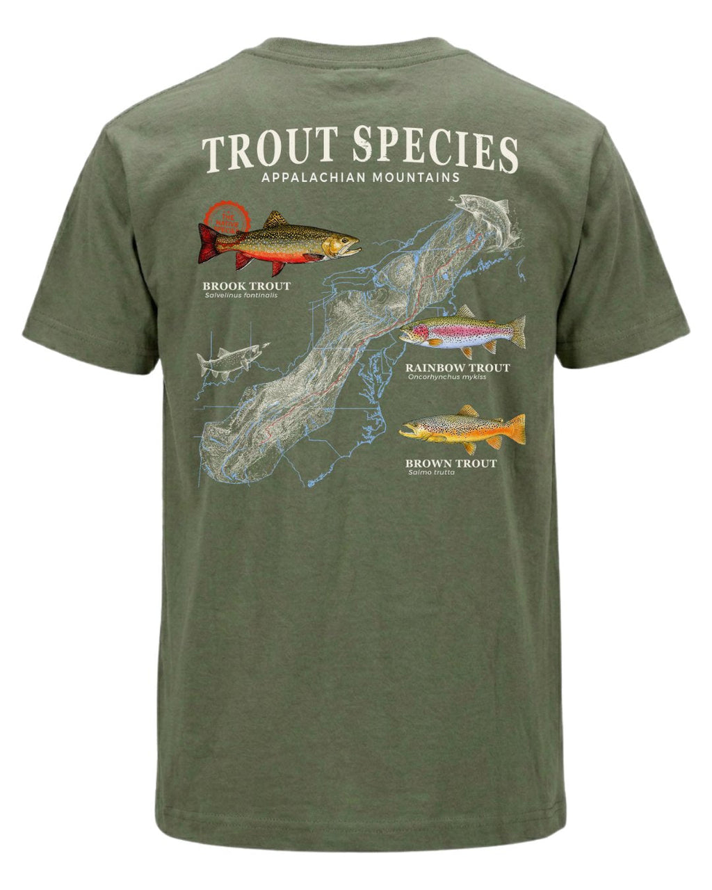Trout Species Of The Appalachian Mountains T-shirt