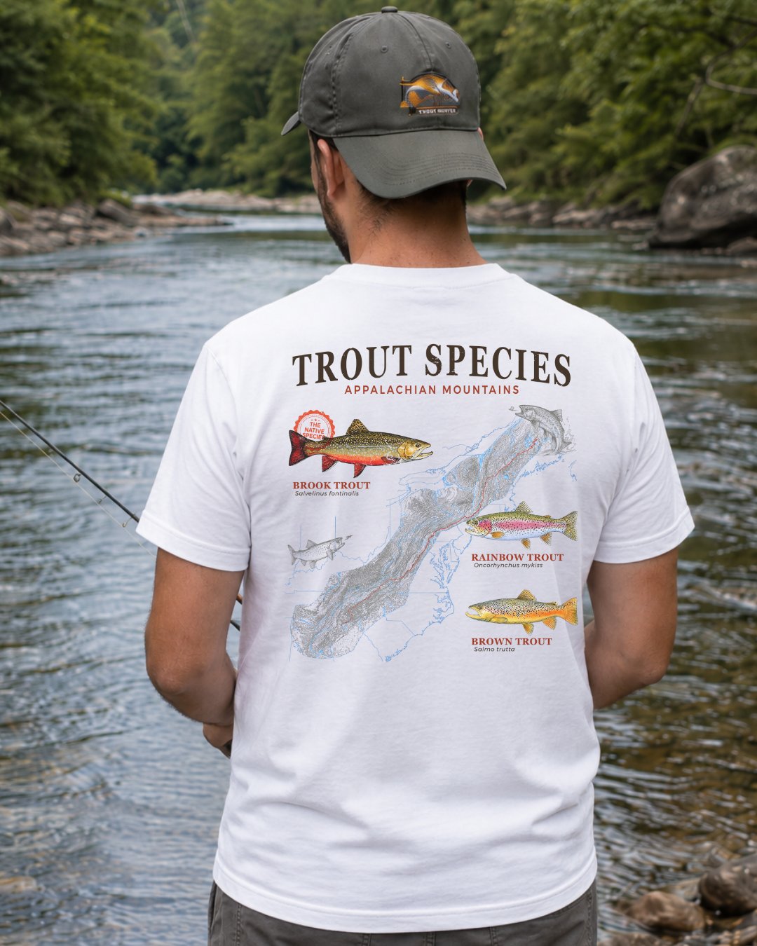 Trout Species Of The Appalachian Mountains T-shirt