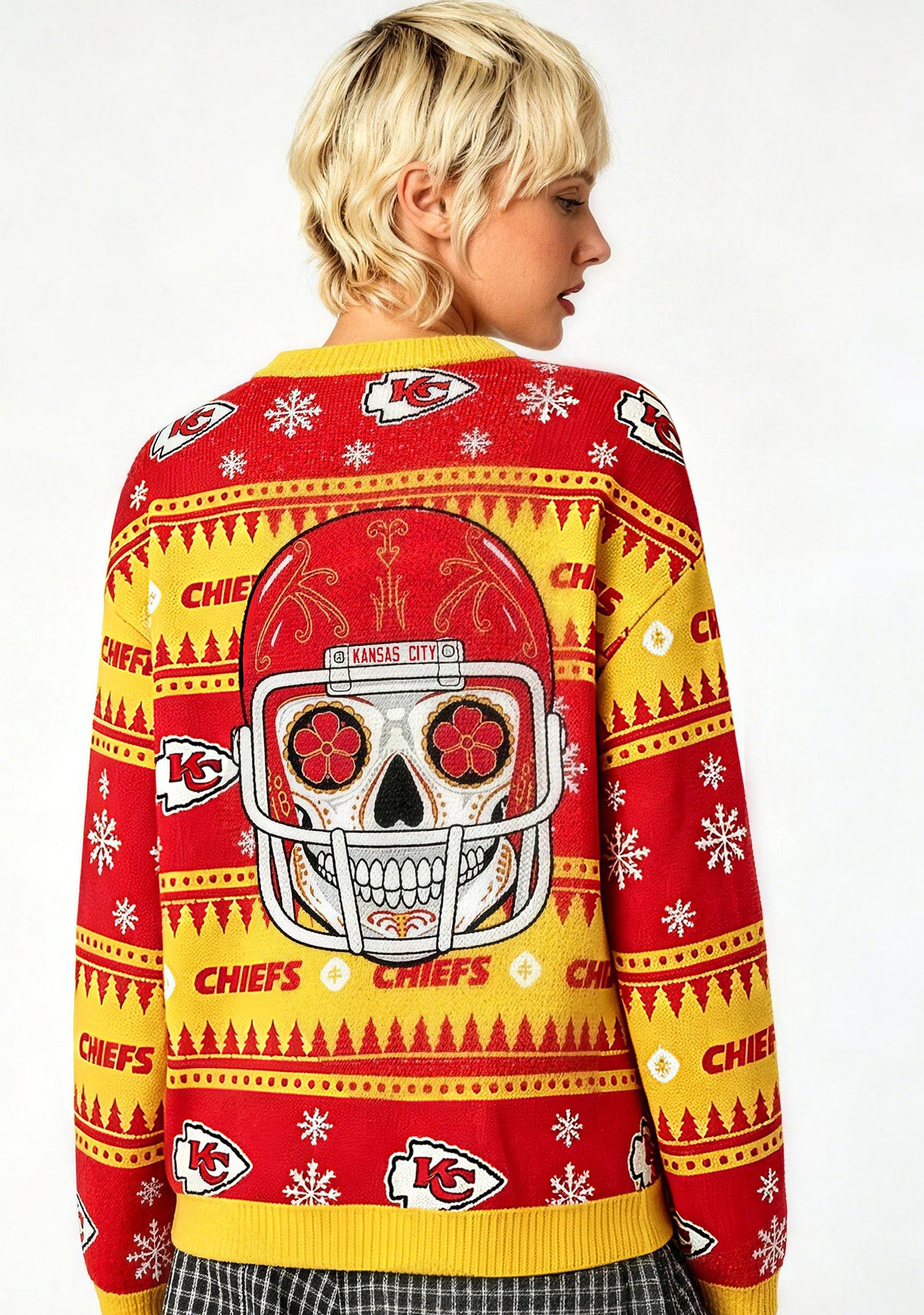 Kansas City Chiefs Ugly Christmas Football Fan Sweatshirt