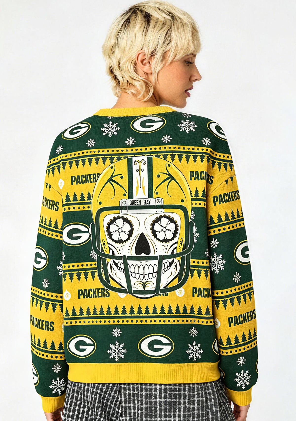Green Bay Packers Ugly Christmas Football Fan Sweatshirt