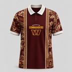WAS x NFL Heritage Cityscape Polo Shirt for Loyal Fans