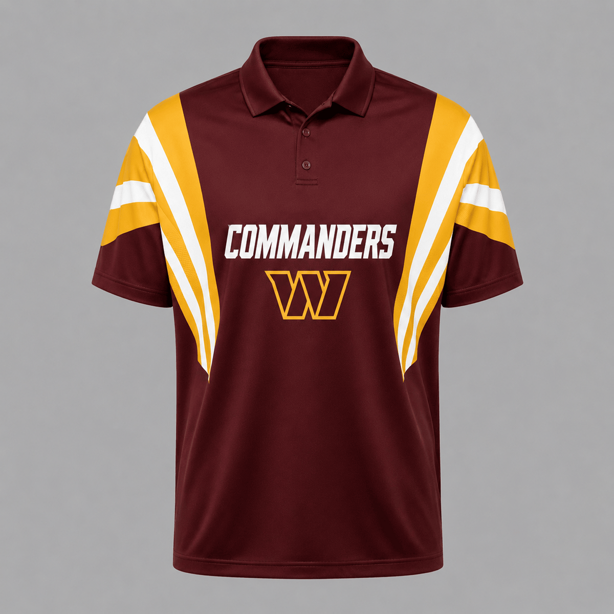 WAS x NFL Sleeve Collared Sports Polo Shirt Main image