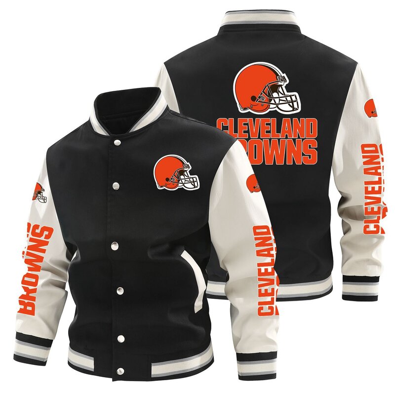 NFL Cleveland Browns Baseball Jacket