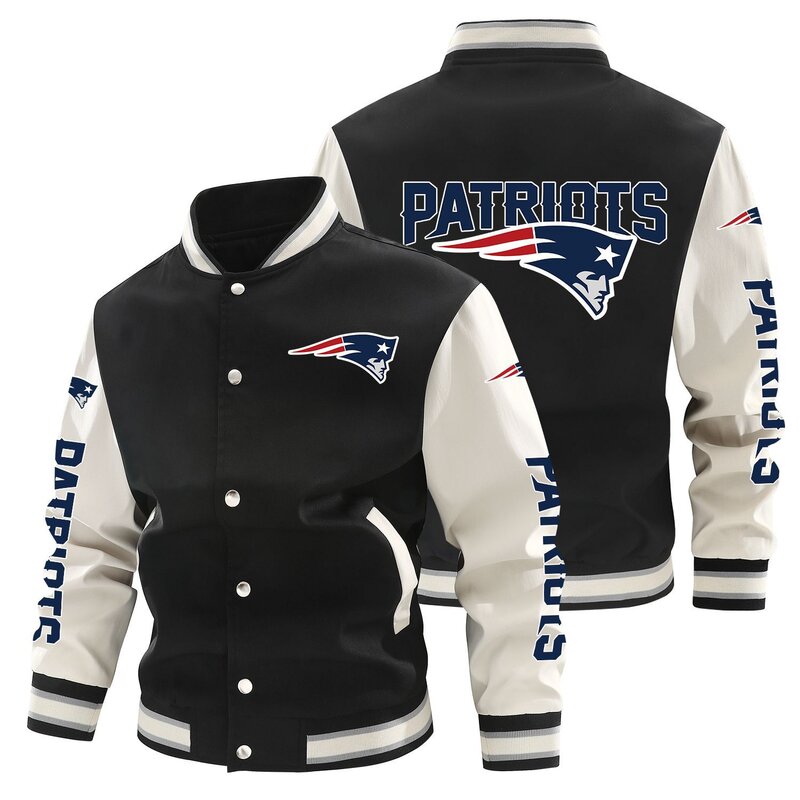 NFL New England Patriots Baseball Jacket